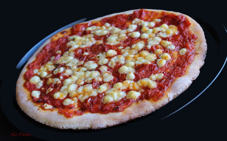 Pizza sans gluten "faccia di vecchia" - La Cassata Celiaca
