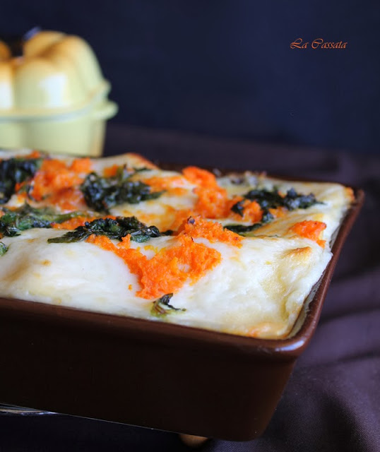 Lasagne con zucca e spinaci senza glutine - La Cassata Celiaca