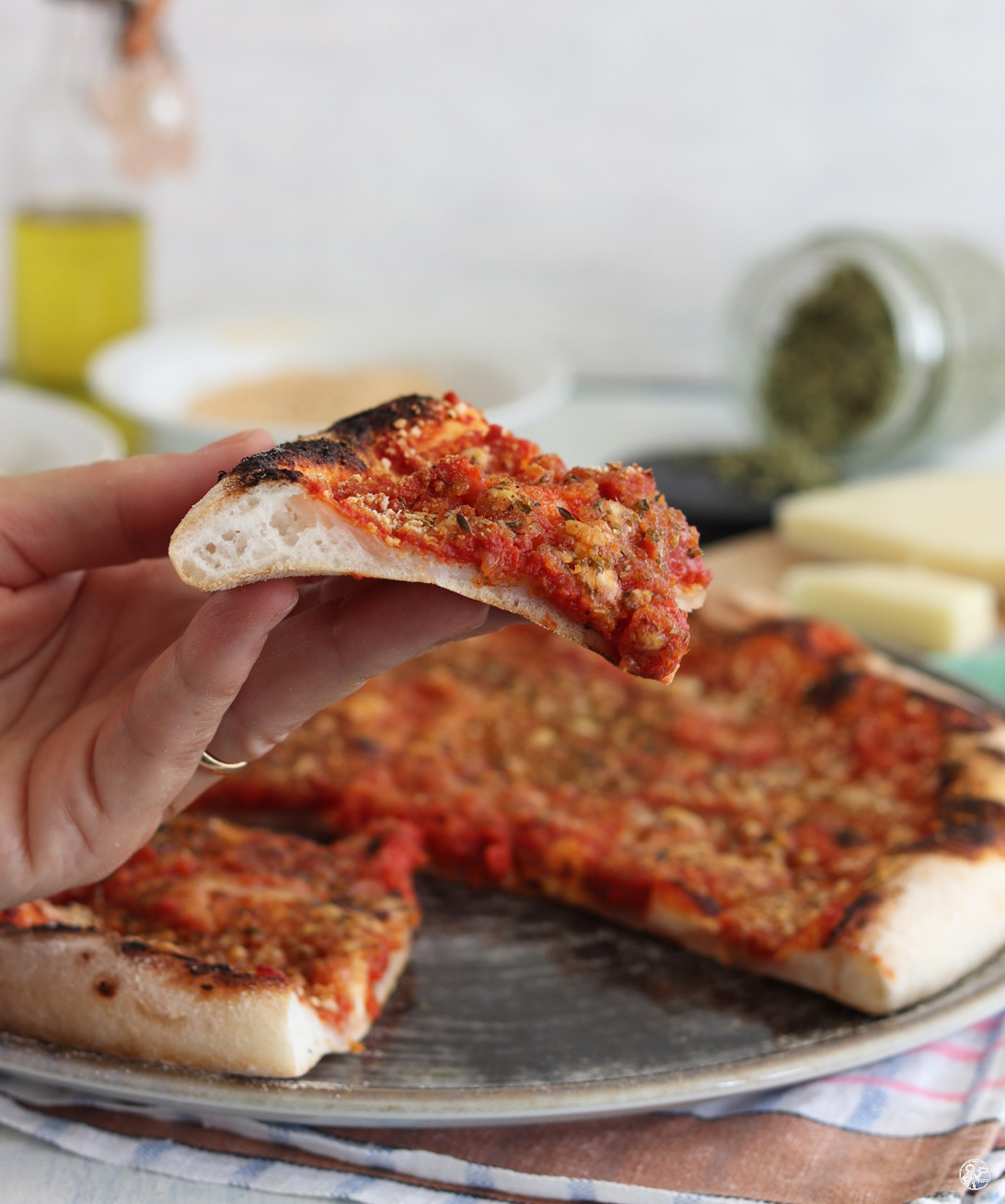 Pizza "faccia di vecchia" sans gluten - La Cassata Celiaca