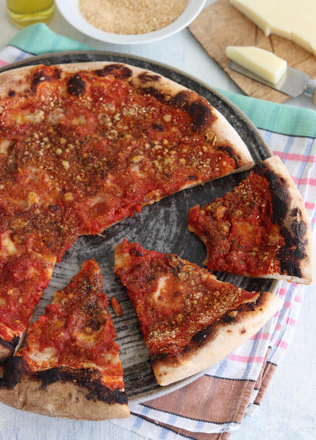 Pizza "faccia di vecchia" sans gluten - La Cassata Celiaca