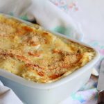 Pasticcio di lasagne con robiola e salmone affumicato - La Cassata Celiaca