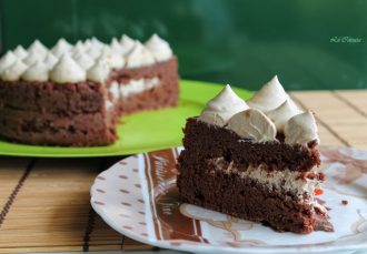 Torta al cioccolato con chantilly al Nescafé - La Cassata Celiaca