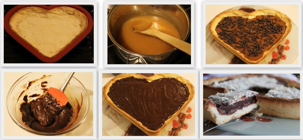 Crostata con caramello e ganache al cioccolato - La Cassata Celiaca