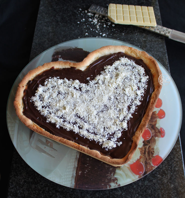 Tarte avec caramel et ganache au chocolat sans gluten - La Cassata Celiaca