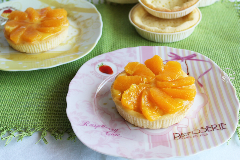 Tartellette con orange curd e arance - La Cassata Celiaca