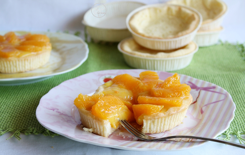 Tartelettes avec orange curd et oranges sans gluten - La Cassata Celiaca Tartelettes avec orange curd et oranges sans gluten - La Cassata Celiaca