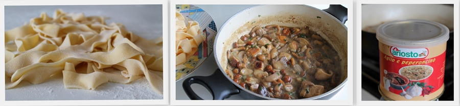 Pappardelle ai funghi senza glutine - La Cassata Celiaca Pappardelle ai funghi senza glutine - La Cassata Celiaca