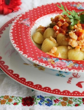 Gnocchi di patate con ragù di pesce - La Cassata Celiaca