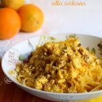 Spaghettis et espadon à la sicilienne sans gluten - La Cassata Celiaca