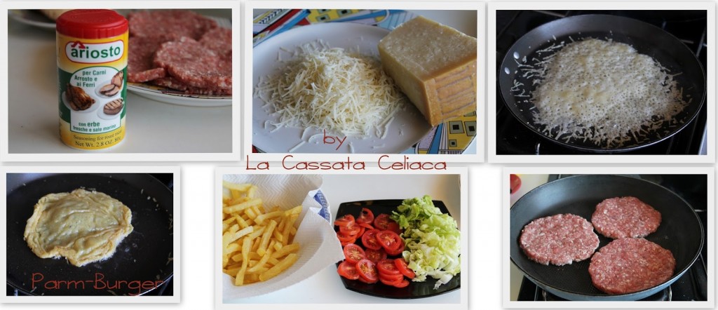 Parm-Burger, mon hamburger sans gluten au parmesan - La Cassata Celiaca
