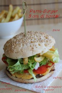 hamburger sans gluten au parmesan - La Cassata Celiaca
