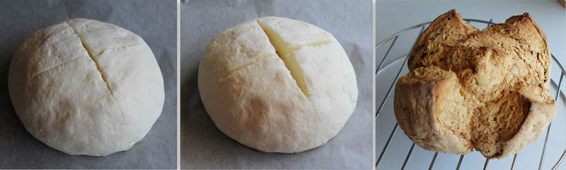 Irish soda bread sans gluten et sans levure - La Cassata Celiaca