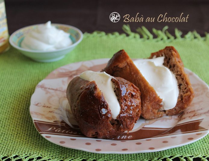 Babà al cioccolato - La Cassata Celiaca Babà al cioccolato - La Cassata Celiaca