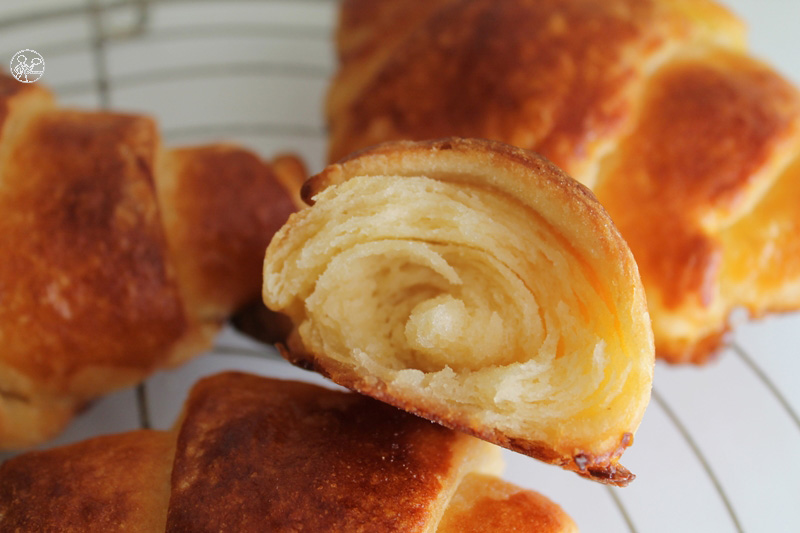 Croissant sfogliato senza glutine: I e II tentativo - La Cassata Celiaca