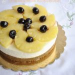 Cheesecake à l'ananas (sans gluten ni lactose) - La Cassata Celiaca