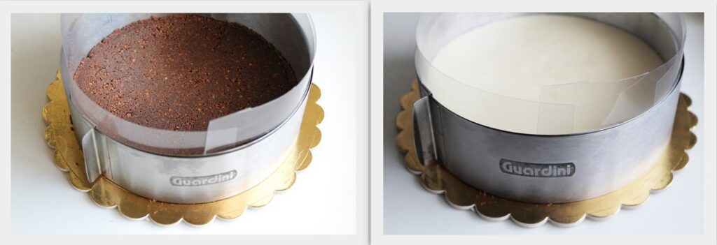 Finta cheesecake al cioccolato bianco - La Cassata Celiaca Finta cheesecake al cioccolato bianco - La Cassata Celiaca