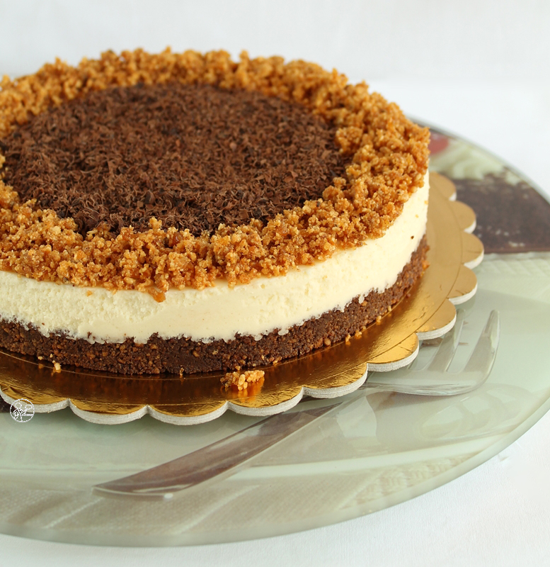 Cheesecake sans gluten au chocolat blanc - La Cassata Celiaca