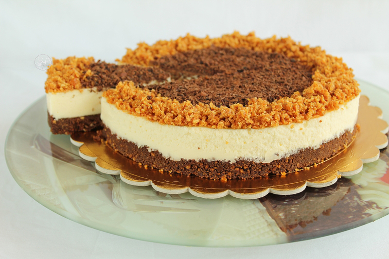 Cheesecake sans gluten au chocolat blanc - La Cassata Celiaca