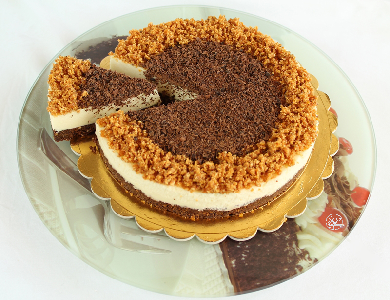 Finta cheesecake al cioccolato bianco - La Cassata Celiaca Finta cheesecake al cioccolato bianco - La Cassata Celiaca