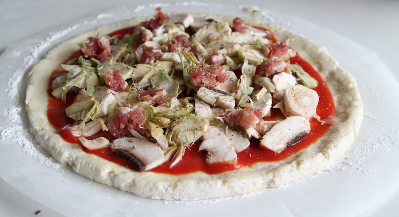 Pizza Capricciosa Gluten Free - La Cassata Celiaca Pizza Capricciosa Gluten Free - La Cassata Celiaca
