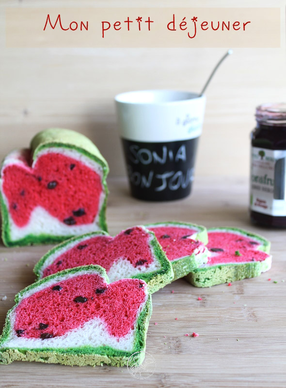 Une étrange pastèque (pain sans gluten) - La Cassata Celiaca