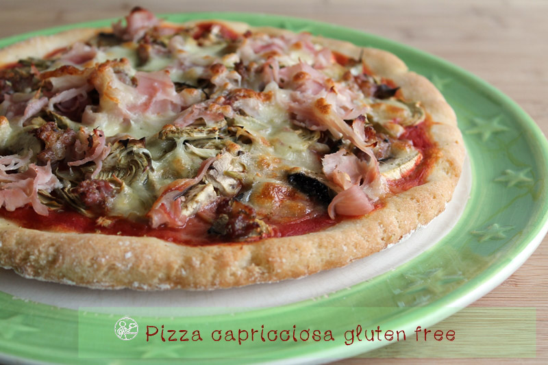 Pizza Capricciosa Gluten Free - La Cassata Celiaca Pizza Capricciosa Gluten Free - La Cassata Celiaca
