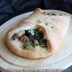 Pizza avec les blettes et la saucisse sans gluten - La Cassata Celiaca