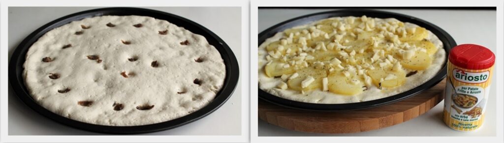 Pizza con le patate senza glutine - La Cassata Celiaca