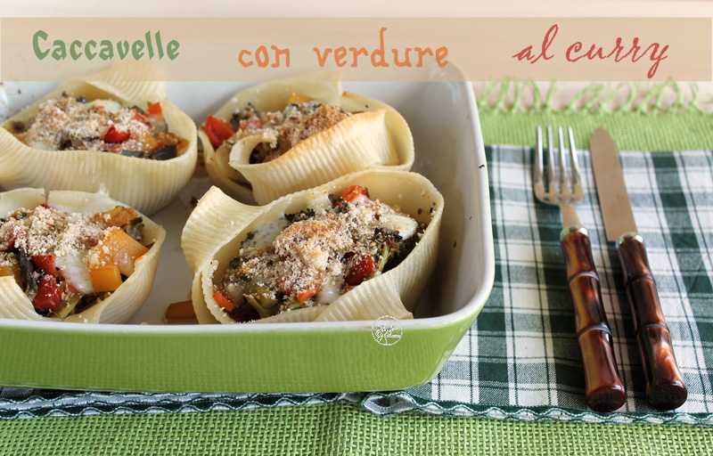 Pâtes "Caccavelle" avec légumes au curry sans gluten-La Cassata Celiaca