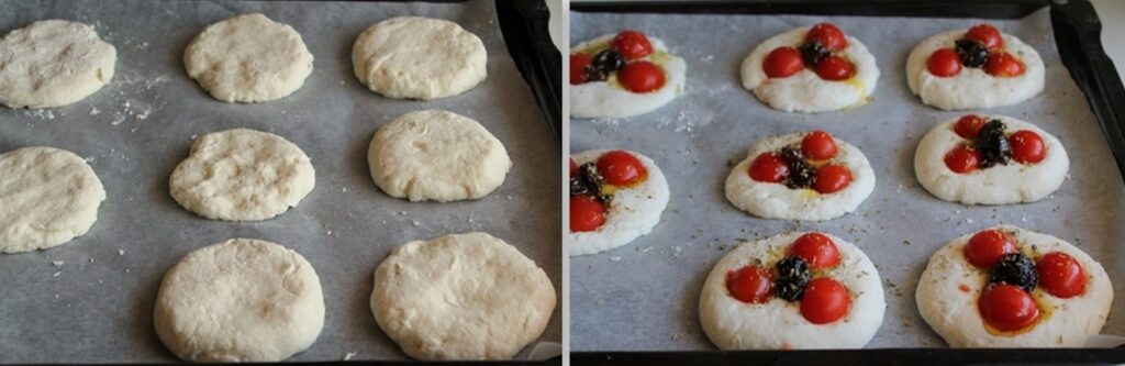 Focaccia avec tomates et olives sans gluten - La Cassata Celiaca