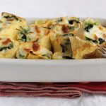 Gratin di crêpes con besciamella e spinaci - La Cassata Celiaca