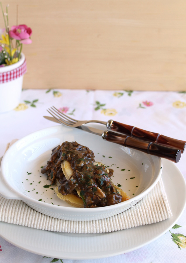 Caciocavallo silano aux cèpes - La Cassata Celiaca