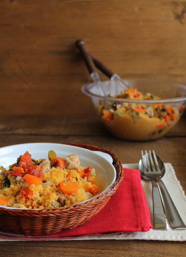 Cous Cous avec ragoût de dinde, sans gluten - La Cassata Celiaca