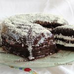 Devil's food cake sans gluten - La Cassata Celiaca
