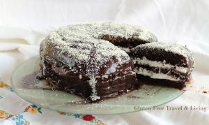 Devil's food cake sans gluten - La Cassata Celiaca