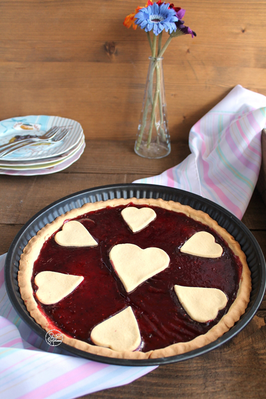 Crostata con confettura di Santin senza glutine - La Cassata Celiaca