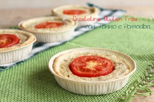 Mini tartes au thon et tomates sans gluten - La Cassata Celiaca