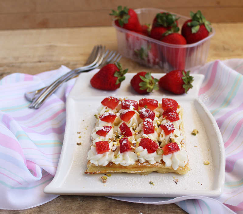 Waffels à la sicilienne, sans gluten - La Cassata Celiaca