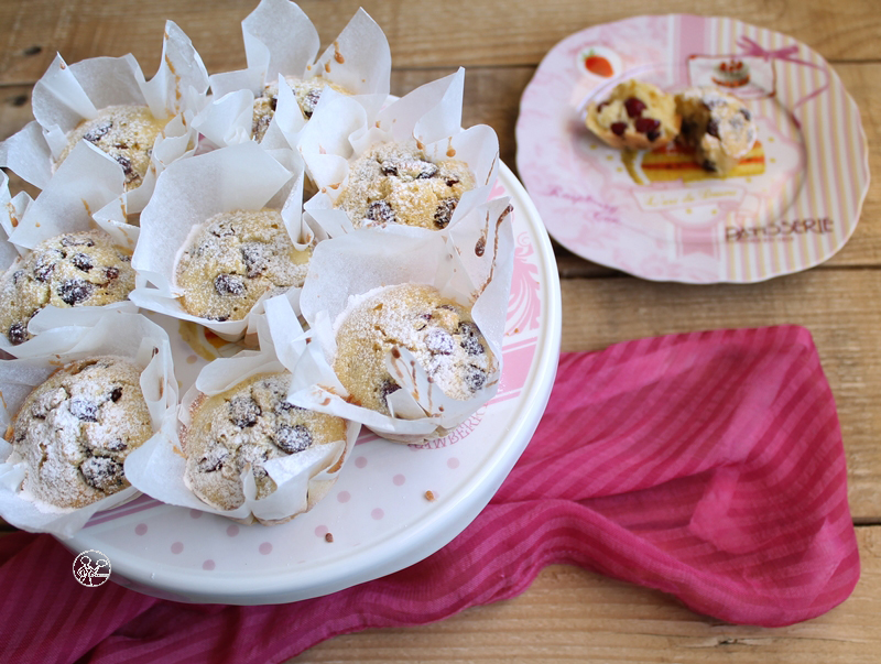 Muffins ai mirtilli senza glutine e senza lattosio - La Cassata Celiaca