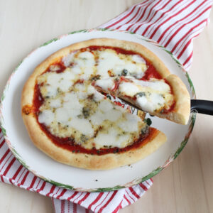 Pizza Salamì, senza glutine - La Cassata Celiaca