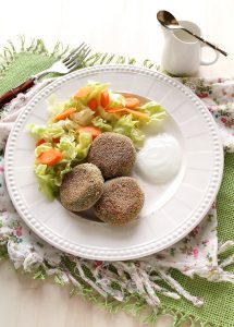Polpette di salmone e prezzemolo, senza glutine - La Cassata Celiaca Polpette di salmone e prezzemolo, senza glutine - La Cassata Celiaca
