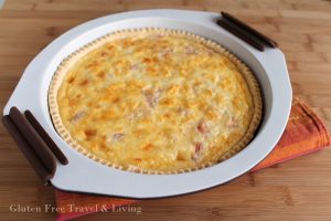 Quiche sans gluten avec jambon et fromage - La Cassata Celiaca