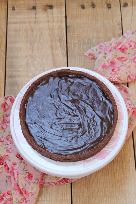 Tarte au caramel et chocolat sans gluten - La Cassata Celiaca