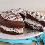 Cake au cacao et crème fraîche sans gluten - La Cassata Celiaca