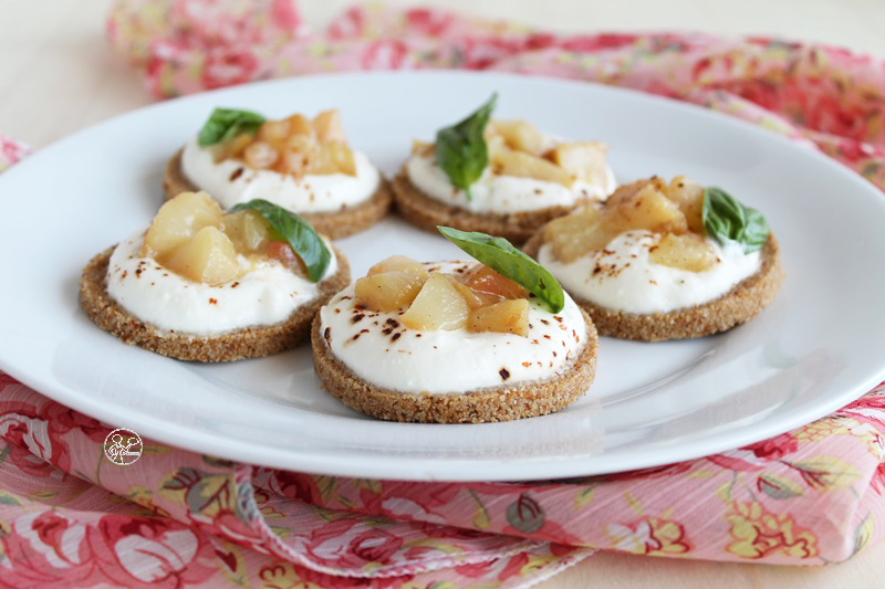 Mini cheesecakes salées sans gluten - La Cassata Celiaca