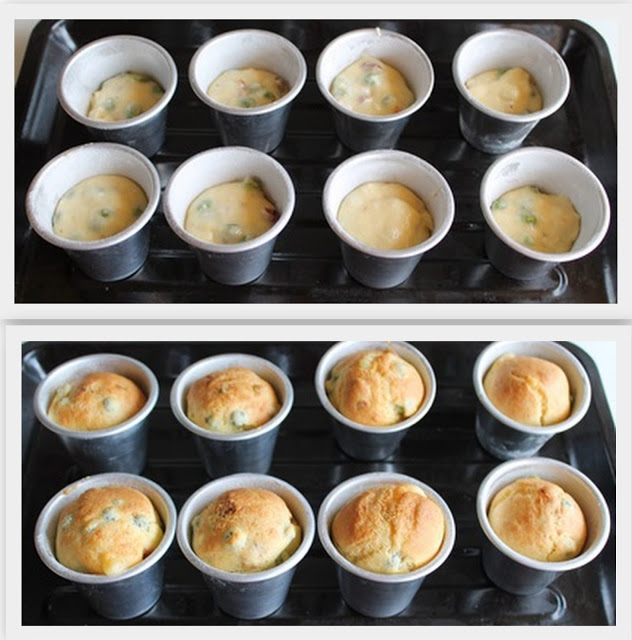 Muffins sans gluten avec petits pois et tomates confites - La Cassata Celiaca Muffins sans gluten avec petits pois et tomates confites - La Cassata Celiaca