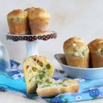 Muffins sans gluten avec petits pois et tomates confites - La Cassata Celiaca