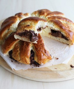 Brioche con crema alle nocciole senza glutine -La Cassata Celiaca