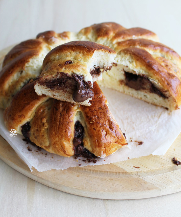 Brioche sans gluten avec crème de noisette - La Cassata Celiaca