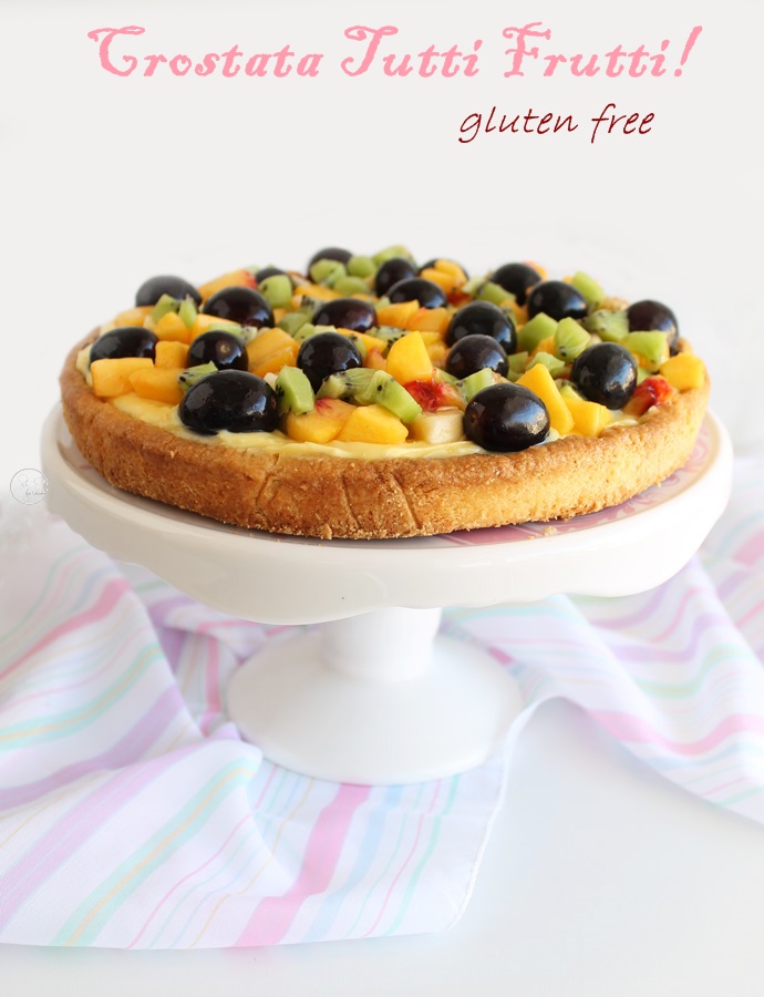 Tarte Tutti Frutti sans gluten - La Cassata Celiaca Tarte Tutti Frutti sans gluten - La Cassata Celiaca
